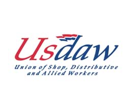 Logo for the Union of Shop, Distributive and Allied Workers